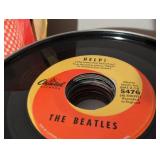 1960s 45 RPM Record Collection with Storage Cases