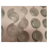Glass fire cupping jars with finger grips