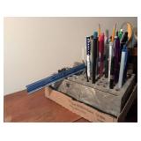 DIY Cardboard Desk Organizer with Cups