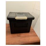 Portable File Storage Box with Hanging Files
