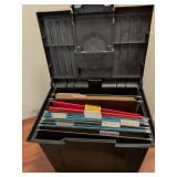 Portable File Storage Box with Hanging Files