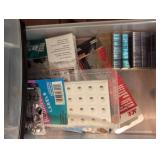 3-Drawer Storage Organizer with Office Supplies