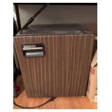Montgomery Ward Compact Refrigerator with Wood Grain Finish