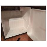 Montgomery Ward Compact Refrigerator with Wood Grain Finish