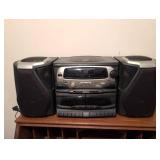 Koss Digital Audio System with CD, Dual Cassette & AM/FM Tuner