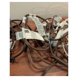 Lot of Power Cords and Extension Cables