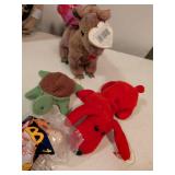 McDonalds Beanie Baby Collection - Zodiac Tiger, Dragon, and More