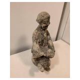 Traditional Asian Clay Figure