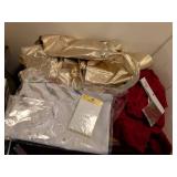 Mixed Craft Supply Lot - Cards and Fabric