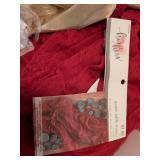 Mixed Craft Supply Lot - Cards and Fabric