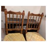 Traditional Wooden Spindle Back Dining Chairs