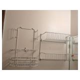 Wall-Mounted Metal Storage Rack Set