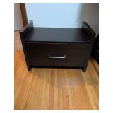 Black Computer Desk with File Drawer