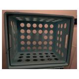 Sterilite Light Blue Storage Crates