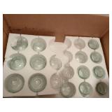 Glass fire cupping jars with finger grips