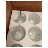 Glass fire cupping jars with finger grips