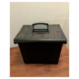 Portable File Storage Box with Hanging Files