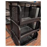Black Industrial Paper Tray Organizer