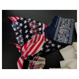 Bandana Collection - American Flag and Traditional Patterns