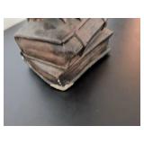 Bronze Owl Bookend Sculpture