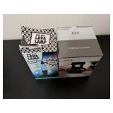 TrueLiving Home Decor Bundle - USB Lava Lamp and Tabletop Fountain