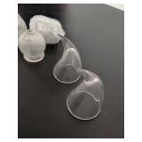 Glass Bell Jar Cloches - Set of 3