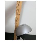 Adjustable Silver Desk Lamp with Gooseneck