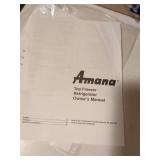 Amana Energy Efficient Refrigerator TR25 Model