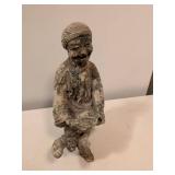 Traditional Asian Clay Figure