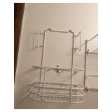 Wall-Mounted Metal Storage Rack Set