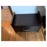 Black Computer Desk with File Drawer