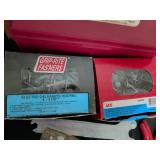 Mixed Hardware and Tool Lot with School Box