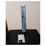 Mainstays 24\" Chrome Towel Bar and Clear Shower Liner Set