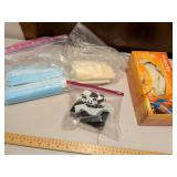 Disposable Face Masks and Storage Bags Set