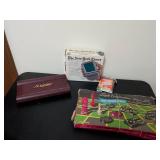 Board Game Collection Bundle - NY Times Electronic Crossword, Scrabble & Triple Combination Set