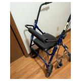 Folding Medical Walker with Wheels