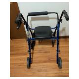 Folding Medical Walker with Wheels