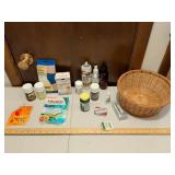 Mixed Health and Wellness Lot with Basket