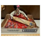 Korean Traditional Gayageum Musician Doll