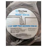 Simer Pump SDK125 Sump Pump Discharge Hose Kit