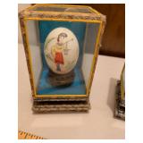 Chinese Hand-Painted Egg Display Case