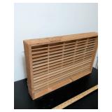 Wooden cassette tape holder