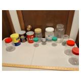 Mixed Glass Coffee Jars Collection