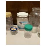 Mixed Glass Coffee Jars Collection