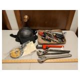 Mixed Tool Lot with DeWalt Blade & Wrenches