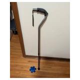 Walking Cane with Blue Star Grip Tip