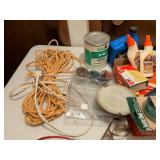 Craft Supply Lot with Safety Glasses