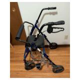 Folding Medical Walker with Wheels