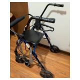 Folding Medical Walker with Wheels