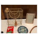 Velvet Tobacco Tin and Collectibles Set